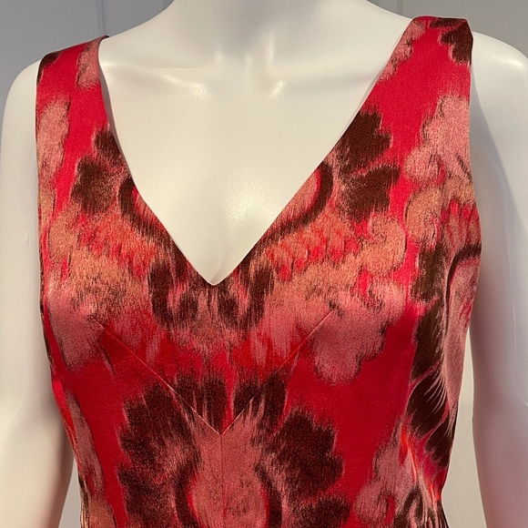 Tory Burch Red Sleeveless Silk Dress 6 NWOT - Picture 4 of 7